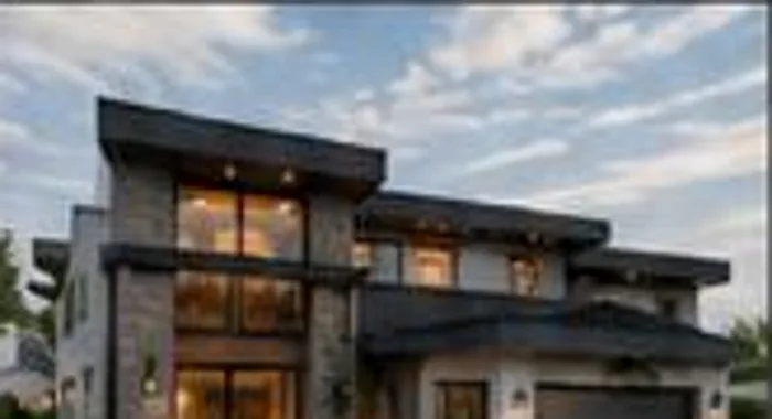 Contemporary home roof in Houston, Texas